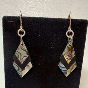 Abalone Shell Inlaid Earrings